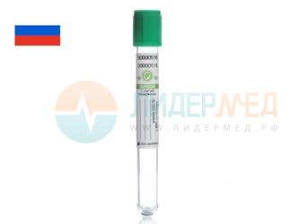 Пробирка ваккуумная КОРВЕЙ с литий гепарином